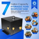 7-gallon Hydraulic Fluid Reservoir 14 Gauge Tank Fuel Heavy Duty Steel Oil Tank