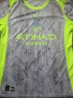 Manchester City 2025-26 Team Signed Third Shirt - Club Coa