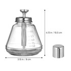 180 Ml Pump Push Glass Bottle Empty Bottles Press Container