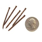 Coffin Nails - Set Of 5 Iron Nails W  Instruction Sheet Ritual Hoodoo Witchcraft
