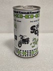 Vintage Kawasaki Motorcycles Saki Soda Good Time  Soda Pop Can Rare Old Beauty