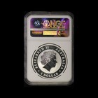 2017-p Australia  1 Silver Kookaburra Shark Privy Early Releases Ngc Ms69