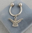 Vintage Original 1963 Ford Thunderbird Car Sterling Silver Key Fob 11 6g Rare