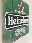 Handmade Heineken Beer Sign  100  Recycle Wood 15x18 5 Inches Vintage Finish
