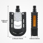 Folding Bike Pedals Mountain Bike Pedals Aluminum Alloy Bicycle Platfor-m Ped   