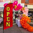 Anley 7 5ft Open Feather Flag Banner Kit - Advertising Flags With Pole And Stake