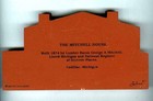 Vintage 1995 Cat s Meow Mitchell House Block Building Cadillac Michigan Decor