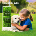 Realistic Artificial Grass Rug Indoor Outdoor  Dog Grass Mat With Drainage Holes