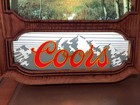 1981 Adolph Coors Beer Light Up Mountain Scene Advertising Sign Works