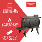 Vogelzang Cast Iron Wood Stove  54 000 Btu  Epa 2020 Certified  Model  Us1269e