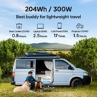 Bluetti Ac2a 300w 204wh Portable Power Station Solar Generator For Outdoors