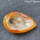 Natural Stone Colorful Red Agate Geode Egg Polished Quartz Crystal Healing Gift