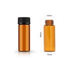 50pack Set 5ml Amber Glass Bottle With Orifice Reducer And Cap Small Essentia   
