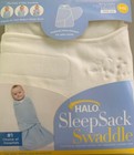 Halo Sleep Sack - Swaddle Blanket - Newborn-3mos - Cream - New In Packaging 