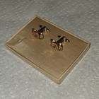 La Merle Masonic Cufflinks With Masonic Symbol In Original Box