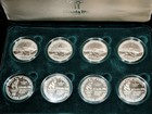 1995-96 Us Atlanta Olympic Games 8 Pc  Silver Dollar Proof Set Ogp Very Choice 