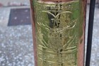 Vintage Copper And Brass Elkhart Mfg  Soda-acid Fire Extinguisher