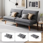 3-in-1 Futon Sofa Bed Loveseat Adjustable Recliner Guest Bed Corduroy Fabric New