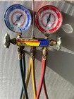 Yellow Jacket 42004 Series 41 Manifold Gauge Two Valve Set For R-22 404a 410a 