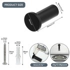 Heavy Duty Coat Hooks  Modern Wall Hooks  Bathroom Towel Rack  Black