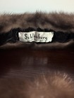 Vintage Schlosberg Portland Maine Mink Fur Headband Collar Ear Warmer Brown 
