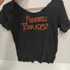 Vintage 1982 The Doobie Brothers Farewell Tour T-shirt Black Concert Tee