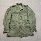 Vintage M 1951 Field Jacket Med Regular Distressed M51 Korean War Military Army