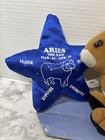 Vintage 1997 Star Pals Zodiac Sign Aries Ram Star Stuffed Animal Plush Toy New