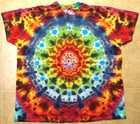 Tie Dye Shirt 2xl Double Sided Grateful Dead Hand Made By Deadhead - 1 Of A Kind