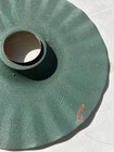 Vintage Green Porcelain Radial Wave 20    Shade Only Gas Station  Street Light