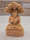 Phra Nak Prok Buddha Statue   buddha Sheltered By Naga  In Resin 5 In Tall