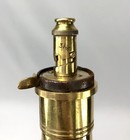 Brass Embossed Priming Flask With Adjustable Spout