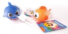 William Baby Shark Bath Squirt Toy Gerald Daddy Water Squirter Pilot Fish Set 2