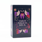 Tarot Magick Deck With Guidebook Color Edged Cards Fate Divination Fortunetellin