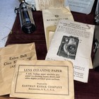 Antique Cine-kodak Model Bb With Long Focus Lens Manuals And Case Vintage Retro