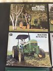 Vintage Lot Of 9 John Deere Tractor Sales Ad Brochures Pamphlets 70s-80s