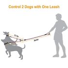 2 Way Dog Pet Coupler Double Dual Nylon Walking Leash No Tangle Reflective Lead