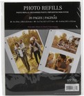 20 Magnetic Photo Album Refill Pages 8x10 Inch For 3 Ring Binder Memory Book New