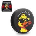  Waterproof Pu Leather Spare Tire Cover   17  Duck Tire Cover With A Diameter Of 
