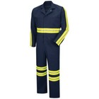 Red Kap Work Coverall Hi Vis Enhanced Visibility Twill Action Back Navy Ct10en