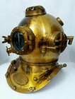 Us Navy Mark V Diving Divers Helmet Solid Steel Full Size Marine Sea Scuba Gift