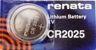 Cr 2025 Renata Watch Battery  2 Piece  Ecr2025 Free Shipping Authorized Seller 