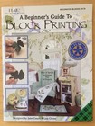 Art Supplies Lot - Block Printing Book   Printing Blocks Set