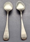Antique German Cilver 22 Silver Plated Spoons  2 