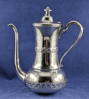 Antique E g  Webster   Son Small Quadruple Silver Plated Coffee Pot  4 Cups