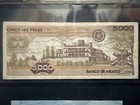 1985 Mexico 5000 Pesos Bill   Bank Note Series Gr  Money Currency Cadets Heroes