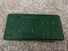 Wyoming 1970 License Plate Tag Embossed Metal 2 7896 Laramie County Wy Wyo 27896