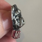 Vintage Large Mack Bulldog Truck Logo Enamel Lapel Hat Pin Trucker Pewter Look