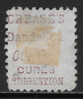 New Zealand Scott 67 Used Fine - 1897 1  Red Brown Issue - Queen Victoria