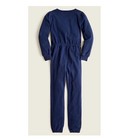 J Crew Crewcuts French Terry Jumpsuit Navy Blue Girls Sz 8